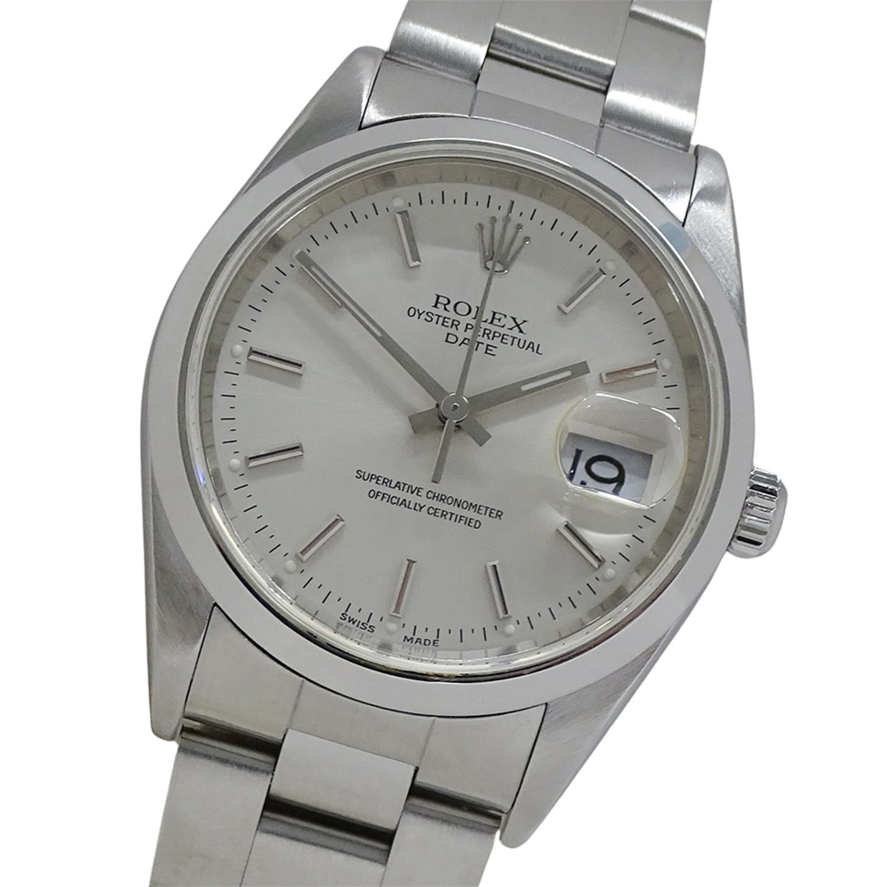 Rolex Oyster Perpetual Date 15200 A-series Men's Watch, Automatic Movement, S...